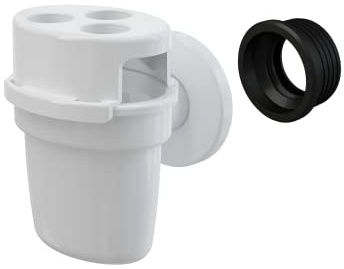 AlcaPlast AKS5 Trichter Tropfwasser Kondensat Siphon mit Kugel und Schlauchhalter | Ablauf DN50