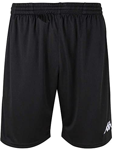 Kappa Logo ZENIO Pantalón Corto, Hombre, Negro, XL