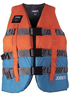 Jobe Rental Life Vest Schwimmweste Boot Jetski Wasserski Weste Wassersports Unisex orange Blue Gr. 2XS