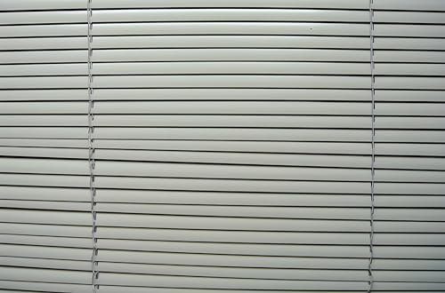 Alu-Jalousie, Verschiedene Größen & Farben, für Fenster & Tür, Rollo, Vorhang, Aluminiumjalousie, Lamellen-Rollo, Jalousette (grau 16mm, 50x250 cm)