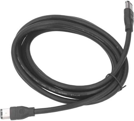 Cable Convertidor Adaptador Firewire IEEE 1394 Macho de 6 Pines a USB 2.0 Macho, 1,5 M, Transmisión de Datos de Alta Velocidad, Construcción Duradera, Adecuado para Videocámaras,