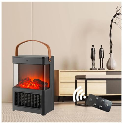 Caminetto Elettrico Da Terra Tre Secondi Di Calore Rapido, Tre Livelli Di Regolazione, Camino Finto, Fiamma Dinamica 3d Con Telecomando Stufa Elettrica Effetto Camino Basso Consumo