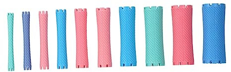 DOITOOL 100stücke Teiliges Dauerwellenstäbe Wiederverwendbar Leichtes Waschbares Haarstyling Zubehör Für Welliges Haar Geeignet Für Damen Praktische Lockenwickler Für Individuelles Styling