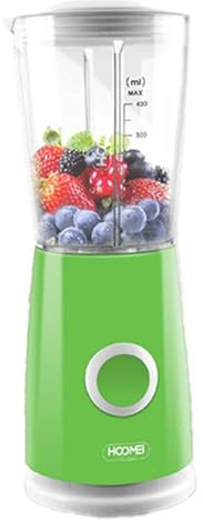Mini Frullatore Elettrico da Tavolo 400L 170W per Verdure e Frutta, Tritatutto da Cucina con Modalita Impulso + Lame in Acciaio Inox (verde)