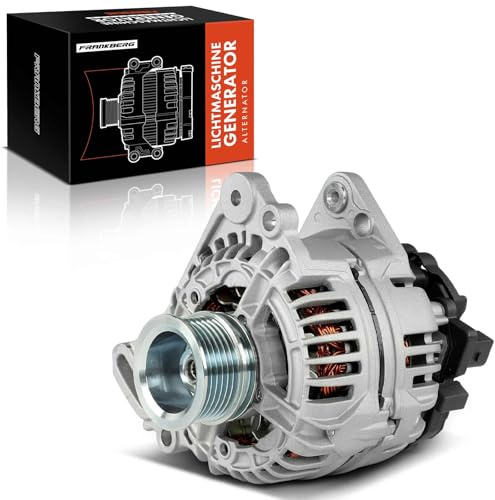 Frankberg Lichtmaschine Generator 90A Kompatibel mit Polo 9A 9N 1.4L Benzin 2001-2009 Ibiza IV 6J5 6P1 1.4L Benzin 2008-2015 Fabia II 542 1.4L Benzin 2007-2014 Replace# 0124325016