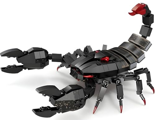 Ebortsin Skorpion Bausteine Set, Tiere Klemmbausteine, Simulation Tier Spielzeug Bausteine, Ideas Tier Bausteine Set, Geschenk für Kinder und Erwachsene, 391 Teile