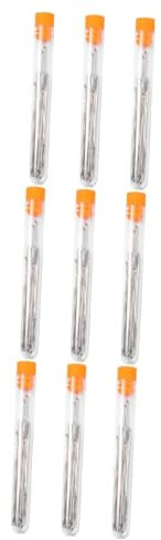 Tofficu 108piezas Agujas De Bordar y Tejer Con Gran Ojo Agujas Para Coser y Almacenamiento Botellas Transparentes Para Manualidades y Proyectos De Costura