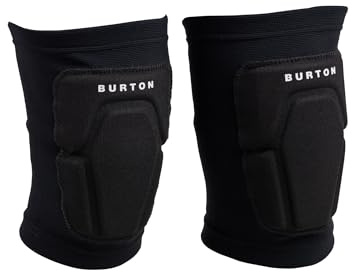 Burton Rodilleras básicas, color negro verdadero, grande