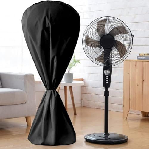 Housse de protection pour ventilateur de sol étanche à la poussière, lavable sur pied rond