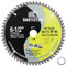 DARTOTEK Lama per Sega Circolare TCT Denti con Punta 60T Disco da Taglio Circolare Multi Materiale con Rondella da 20/16 mm per Legno Alluminio Plastica 165 mm