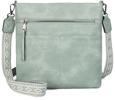 Gladdon handbags for women,damenhandtasche,umhängetasche damen mittelgroß,Crossbody Bag, Leder handtaschen multi pochette tasche,Schultertasche mit Breite Schultergurte Jacquard-Gewebe