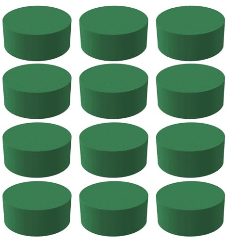 Pixaro 12pcs Haven Floral Foam,Haven Foam And Flower Foam For Artificial Diy,Round Haven Floral Foam Locks For Indoor,Outdoor Floral Displays, Wedding Aisle Flowers Party Decoration