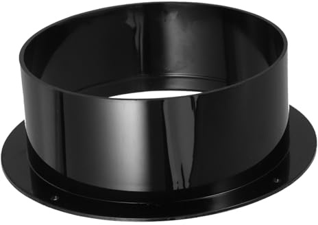 POPETPOP Flangia Per Tubo Flessibile Di Raccolta Polvere Per Condizionatore Adattatore Per Condotto Aria Rotondo in Plastica Abs Per Impianto Di Ventilazione