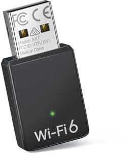 BrosTrend AX900 Wi-Fi 6 Chiavetta WiFi Linux con Ubuntu, Mint, Debian, Zorin, Raspberry Pi OS, Mate, Windows, etc. Mini Adattatore WiFi USB per PC Fisso Linux Dual Band 5GHz & 2.4GHz, USB 2.0, OFDMA