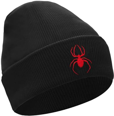YAMEIZE Stilvolle Beanie Strick Mützen für - Damen Herren Slouchy Strick Mütze Winter Gothic Skull Cap Warme Mütze Outdoor