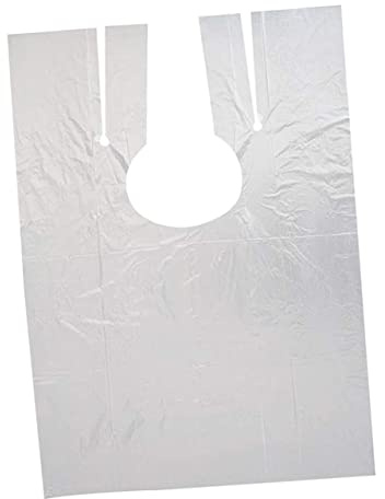 VICASKY Einweg Friseurschürze 110x150cm Haarfärbemittelschal Pe Material Kleiderschutz Für Salon Und Zuhause 100 Stück