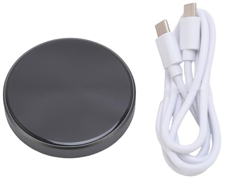 CHEOTIME Foldable Magnetic Wireless Charger, 15W Fast Charging Phone Stand Portable Qi Compatible Wireless Charging Dock for Home Office Travel