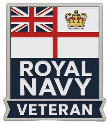 Anstecknadel für britische Militär-Veteranen, S, Emaille