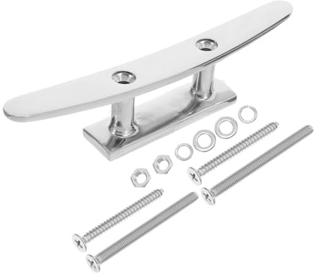 Parliky de Amarre de Acero Inoxidable para Barco con Tornillos Resistente la Corrosión para Yates Kayaks y Base Estable para Náutica y Accesorios