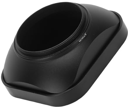 Denash Paraluce Quadrato da 37 Mm, Paraluce con Cappuccio per Fotografia, Vite in Lega di Alluminio nel Paraluce, Protegge e Blocca la Luce Diffusa