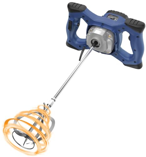 IMAYCC 2100W Elettrica Miscelatore per Malta Cemento Colla,6 Velocità | 270-930RPM,Agitatore M14 Regolabile,Professionale Betoniera per Trapano Per Vernice,Liquame di Cemento,Calcestruzzo,Foraggio