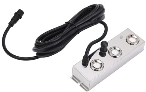 Garosa Humidificador Nebulizador Ultrasónico, Generador de Niebla de 3 Cabezales de Acero Inoxidable de 36 V con Cable de para Uso en Interiores y Exteriores con Rocalla de Estanque, Generador de