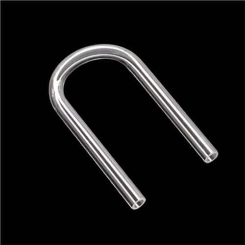 Transparente Acrylrohre, 2 Stück Acryl-Aquarium-V-Verbinder, transparenter Acryl-U-Rohr-Winkel, Acrylrohr for den Anschluss von Aquarium-Luftpumpenfiltern(1.5x4.5cm)