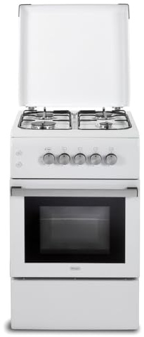 DL554GW2 - Cucina a Gas con Forno a Gas 4 Fuochi 50x50 cm Bianco