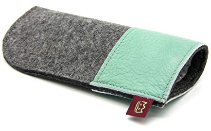 Brillenetui Filz und Leder 091 - Schöpf