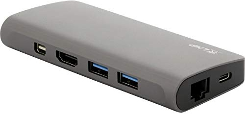 LMP USB-C Travel Dock 4K 9 Port, Space Gray, 18641, spacegrau
