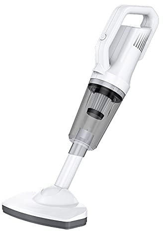 Aspirateur Balais Sans Fil, Main Aspirateur, Filtre HEPA, Léger, Silencieux, Jusqu'à 30 Min D'autonomie, Postuler à Carpet, Hard Floor Pet,White(12000Pa+6000mAh)+ExtendedFloorBrush