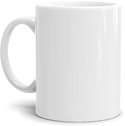 Tassendruck Sublimationstassen ohne Druck aus hochwertiger Keramik - Einzeln oder im Set - 4er Set Weiß, 300ml