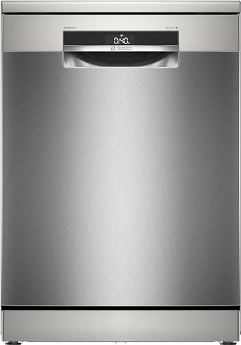 Bosch SMS6ZDI11E Lavavajillas, Libre Instalación, Serie 6, 60 cm, Home Connect, PerfectDry, Acero Inoxidable Antihuellas