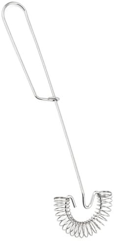 DSOUWEH Frusta a Mano Realizzata in Acciaio Inossidabile Facile da Pulire e Comoda da riporre Frusta a Spirale Manuale Robusta e Durevole