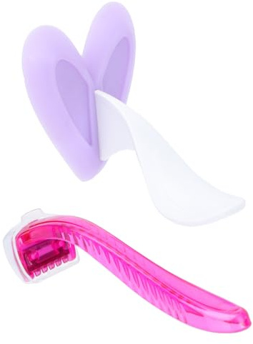 Angoily Bikini Trimmer für Frauen mit Abs und Silikon Schonend zur Haut Kleines Kreatives Design Intimrasierer für Sichere und Mühelose Haarentfernung Zufällige Farbe