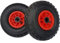 Kippen 1637X - Coppia di Ruote Pneumatiche. Dimensioni: 3.00-4 (260x85 mm.)
