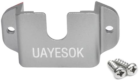 UAYESOK 3-In-1 Auto Walkie Talkie Halterung, Funkgerät& Lautsprecher Mikrofon& Mobilfunkgerät Halter, CB Funk Mikrofohalterung mit 3M Kleberücken für Baofeng Kenwood Motorola Quansheng (Grau 1St.)