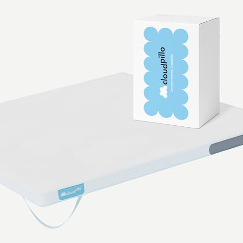 Cloudpillo Original Matratzen Topper - Cool Touch Technologie - 140 x 200 cm - Anpassbarer Memory Foam für Alle Schlafstile - 7 cm Dicke - Anti-Rutsch - Waschbarer Bezug - Kühlende Matratzentopper