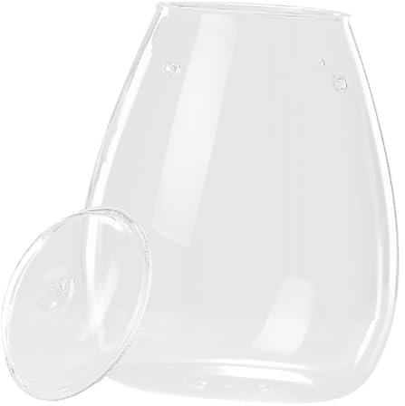 CIYODO Mikro Landschaft Glasflasche Kleine Vasen Ökologische Terrarienglas Moospflanzenflasche Dekorativ Landschaftsflasche Pflanzenflasche