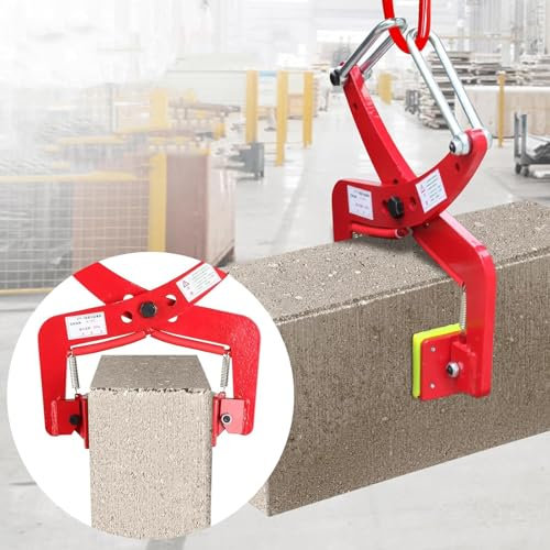 Abrazadera de elevación para losas de piedra y ladrillos de roca, abrazadera de tijera para elevación de losas de granito, herramienta de elevación, alicates de compensación para transporte de edific