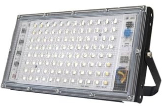 XIAOCLI 100W LED projecteur AC 220V 230V 240V projecteur extérieur projecteur IP65 LED étanche lampadaire Paysage Jardin lumières(Warm White)