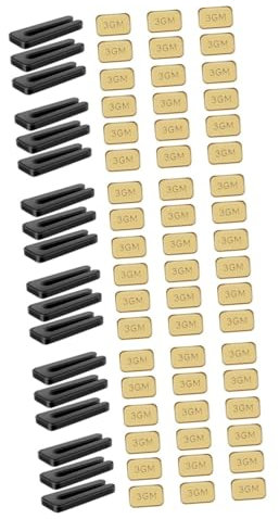 Lurrose 18 Sätze Fan Balance Kit Auswuchtset für Deckenventilatorflügel Bausätze Gewichte von Deckenventilatoren Klingen Ventilatorgewichte Auswuchtkits für Lüfter Metall