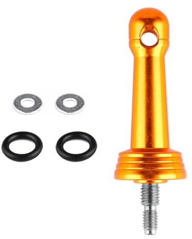 LUOFENG Pesca Ruota Balance Rod Universale Alluminio Mulinello Da Pesca Equilibratori Inserimento in/Vite in Stand con Guarnizione Anelli di Gomma