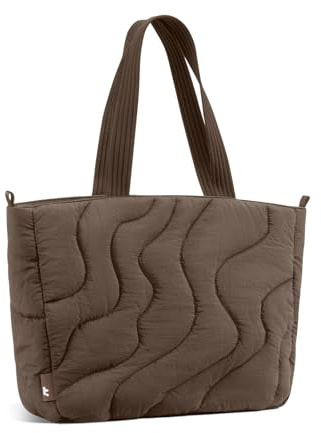 tomtoc 13-14 Inch Puffy Laptop Tote Bag with Padded Laptop Compartment, 10L