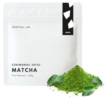 Ceremonial Matcha Shizu – Pura polvere di tè verde dal Giappone – Tè giapponese originale di prima raccolta – 100% naturale e testato in laboratorio – 30g