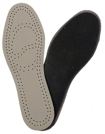 KIXZSAZ Sottopiede per scarpe in pelle Uomo Donna Traspirante Deodorizzazione assorbente per gli urti Solette lavabili portatili Accessori per scarpe