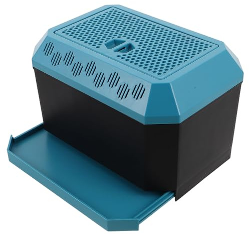 Gadpiparty Terrario con Ventilación para Reptiles Pequeño, Caja de Plástico Resistente con Tapa Abatible, Contenedor Transpirable para Lagartos, Serpientes y Arañas, Hábitat Portátil