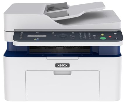 Xerox B115 Stampante Multifunzione Wireless – Laser monocromatica 4-in-1 All-in-One, stampa/scansione/copia/fax, A4, ideale per scrivania in home office e piccoli team, compatibile mobili, Wi-Fi, EU