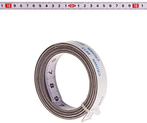 Mentin Self-adhesive measuring tape from left to right, right to left, In the middle of both sides 1/2/3/5M