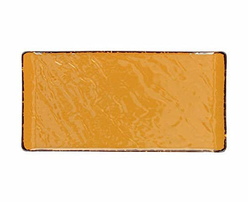 Tognana Servierteller/Servierplatte VULCANIA, Veggie gelb, 30 x 15 cm, aus Porzellan